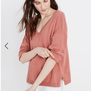 MADEWELL Double V Pullover Sweater 804